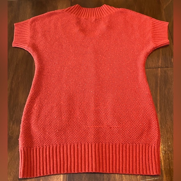 ☘️ Joseph A sweater. Burnt orange color. Knitted short sleeve - Picture 6 of 8